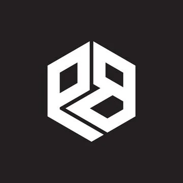 PB Letter monogram Initial Logo Design Template Vector Illustration. PB ele.. Stock Illustration