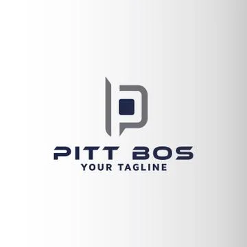 PB letter vector logo design template Stock Illustration