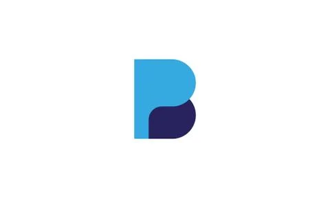 Pb logo design . abstract p &amp; b logo , modern and clean style . vector illust Stock Illustration