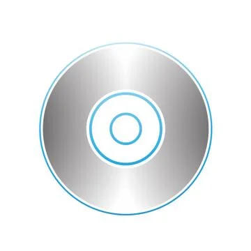 PC Accessories Cd Dvd Blu-Ray Disk Stock Illustration