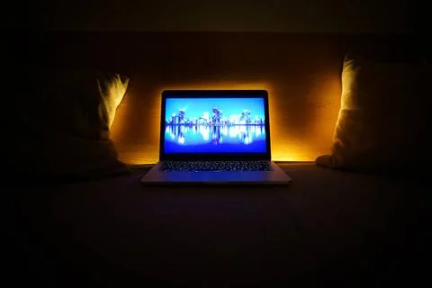 PC and indirect lighting PC and indirect lighting. Shooting Location: Toky... Stock Photos