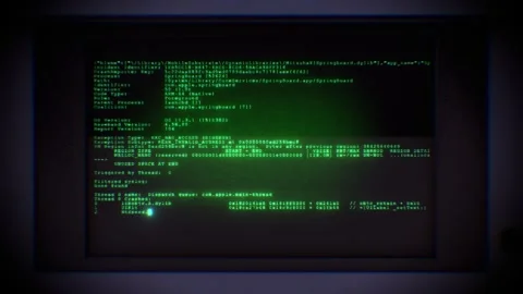 PC Calculating Error Message Stock Footage 263114388