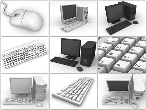 PC. Collage. 3d PC. Collage. 3d Copyright: xZoonar.com/MaksymxYemelyanovx ... Stock Photos