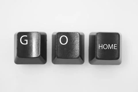 Pc computer keys Foto stock
