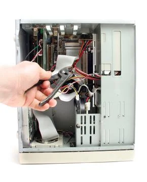 Pc computer repair Stock Photos
