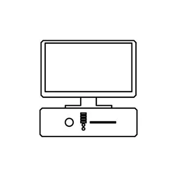 Pc computer technology イラスト素材