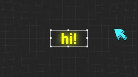 PC Cursor Creating Text Path Animation Vidéo 347957055