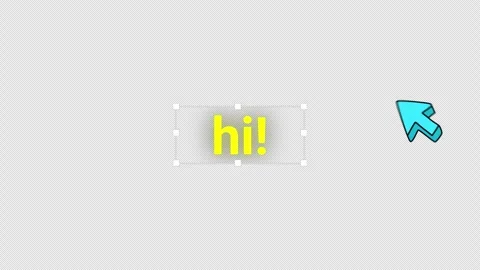 PC Cursor Creating Text Path Animation On Alpha Channel Vídeo Stock 347957074