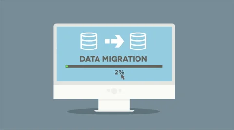 Pc data migration Stock Footage 62539746