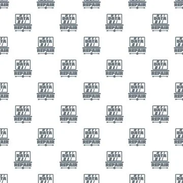Pc data repair pattern vector seamless 스톡 일러스트