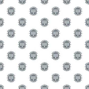 Pc data security pattern seamless Illustrazione stock