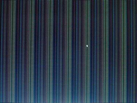 PC graphics card error Stock Photos