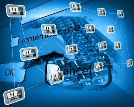 Pc interface Stock Illustration