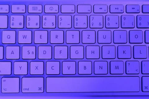 PC Keyboard - Cross-processed Stock Photos