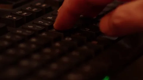 PC Keyboard Typing Typography Close Up 3 Stockbeeldmateriaal 231072908