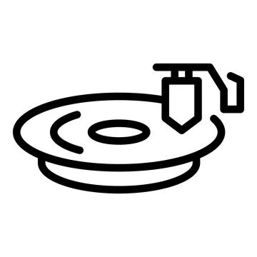 Pc maintenance icon, outline style Stock Illustration