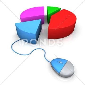 Pc mouse diagram Stock Illustration