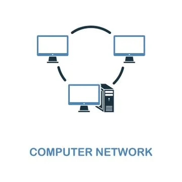 Pc Mouse icon in two colors. Simple element symbol. Pc Mouse icon design from Stock Illustration