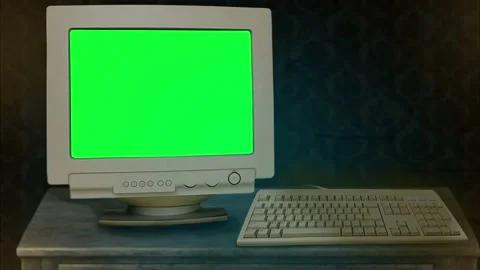 Pc old footage Stockbeeldmateriaal 196144047