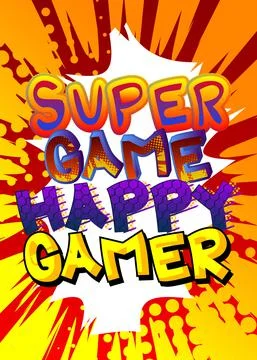 Pc or Console gaming, Gamer related words, quote on Comic book style backgrou 스톡 일러스트