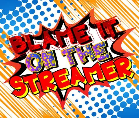 Pc or Console gaming, Streaming Gamer related words, quote on Comic book styl Illustrazione stock