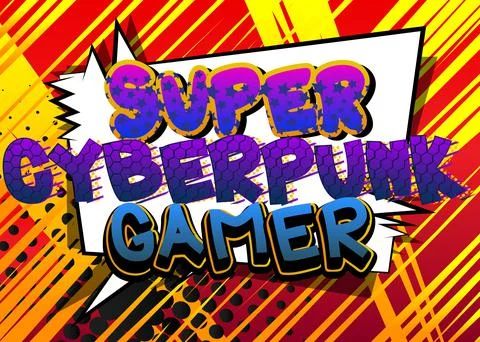 Pc or Console gaming, Streaming Gamer related words, quote on Comic book styl Stock Illustration