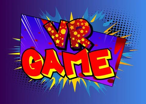 Pc or Console gaming, Streaming Gamer related words, quote on Comic book styl Stock Illustration