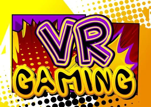 Pc or Console gaming, Streaming Gamer related words, quote on Comic book styl Illustrazione stock