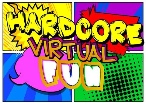 Pc or Console gaming, Streaming Gamer related words, quote on Comic book styl Illustrazione stock