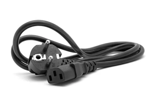 Pc power cord Stock Photos