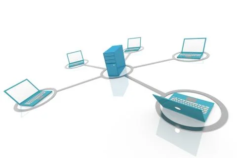 Pc server Stock Illustration