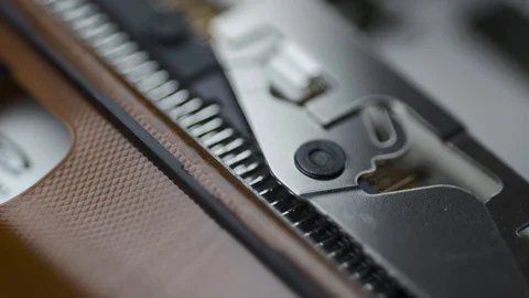 Pc socket macro Stock Footage 128450547