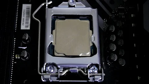 PC SOCKET PROCESSOR CPU 動画素材 120245490