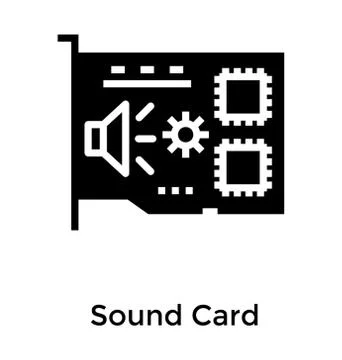Pc Sound Card Stock Illustration