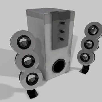 Pc speakers 3D Model