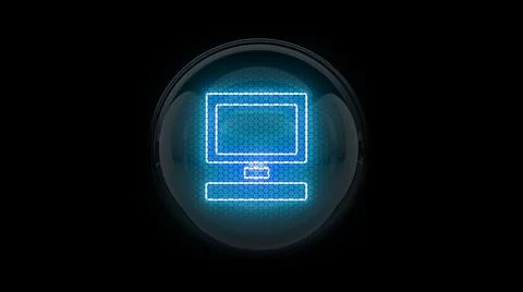 PC symbol Stock Illustration