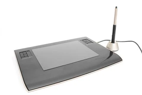 Pc tablet isolated on white background Stock-Fotos