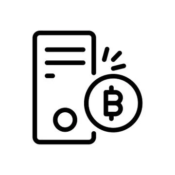 PC thin line icon Stock Illustration