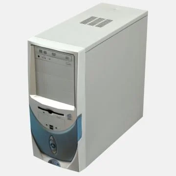 PC_desktop_lowpoly 3D Model
