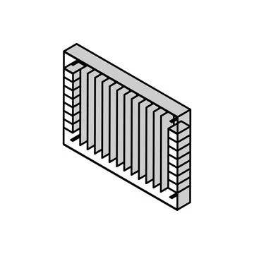 Pcb board electronic component isometric icon vector illustration Stock Illustration