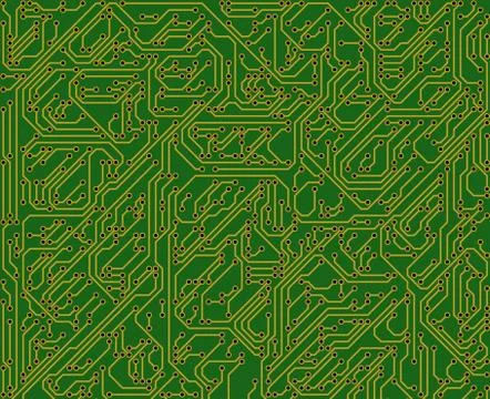PCB canvas Ilustração Stock