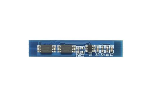 PCB electronic BMS for protection Li-ion battery Stock Photos