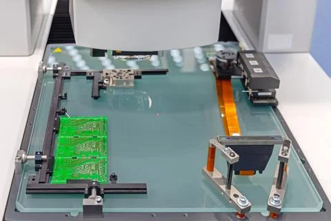 Pcb Electronic Control Testing Stock Photos