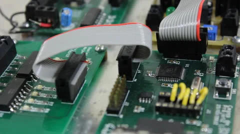 PCB electronic Stock Footage 24803642