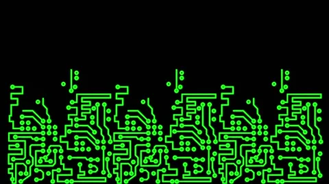 PCB Printed Circuit Board Chip Stock Footage 50453481