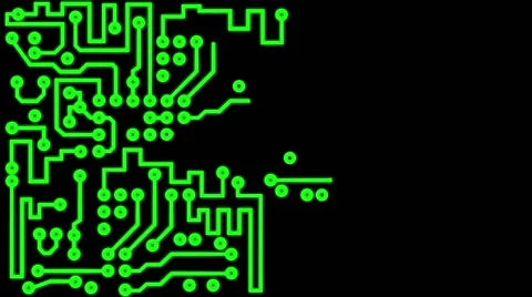 PCB Printed Circuit Board Chip Stock Footage 50454980