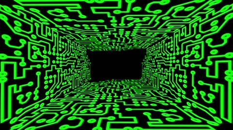 PCB Printed Circuit Board Chip Stock Footage 50455415