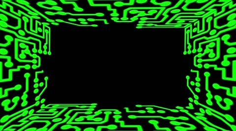 PCB Printed Circuit Board Chip Stock Footage 50455550