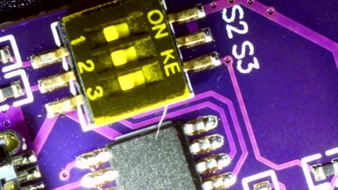 PCB Under The Microscope Stock Footage 284272281