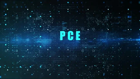 PCE word in economic indicators Stock Footage 318782326